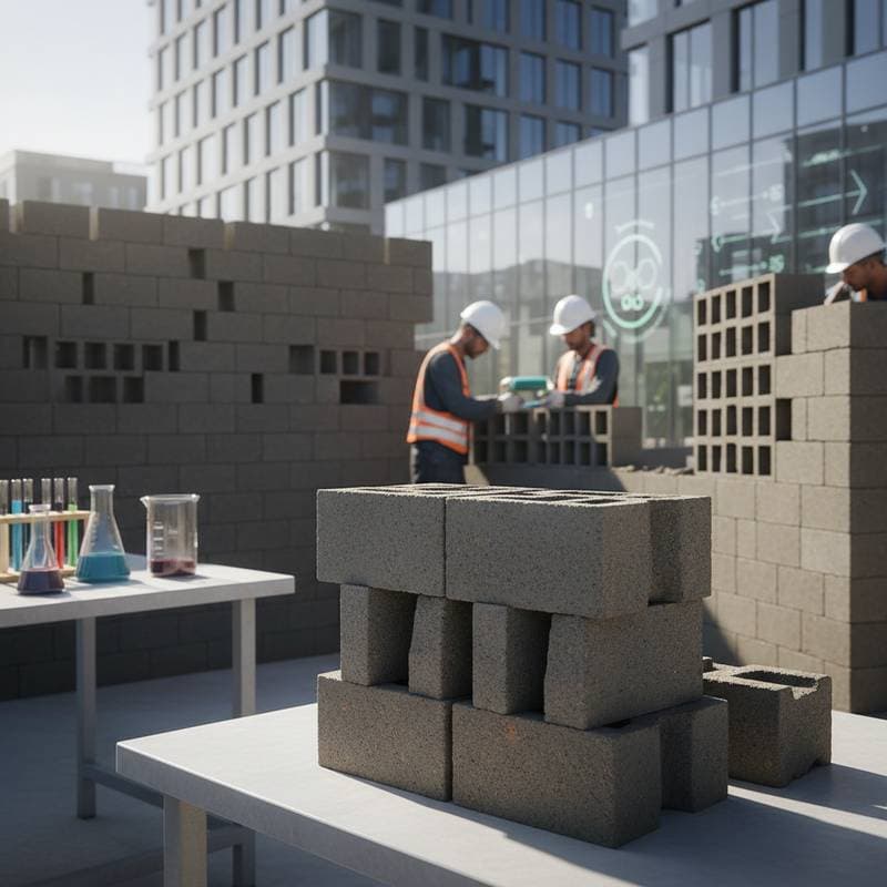 Zero-Cement Bricks Cut Carbon Without Losing Strength