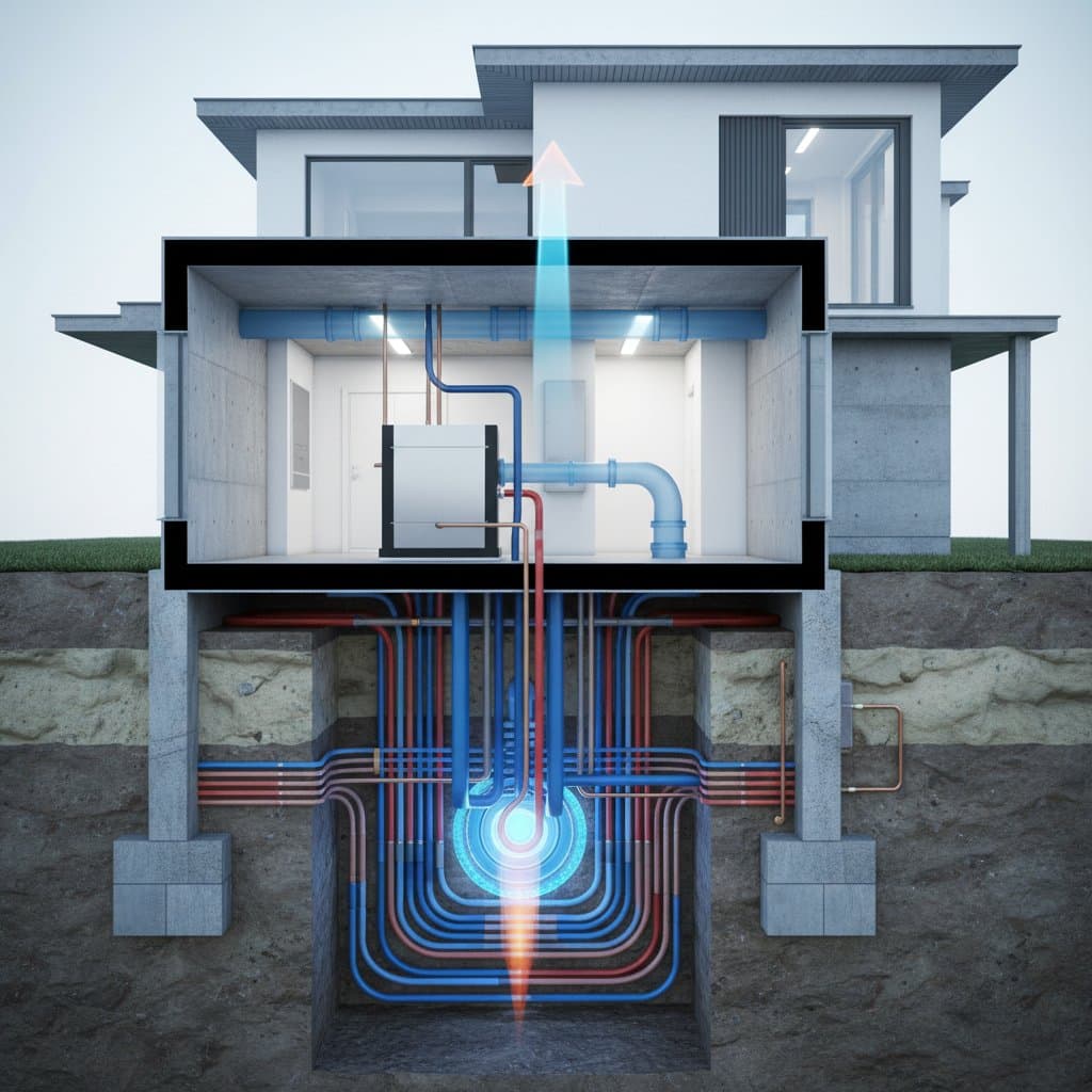Geothermal Systems Cut HVAC Bills 60% Underground