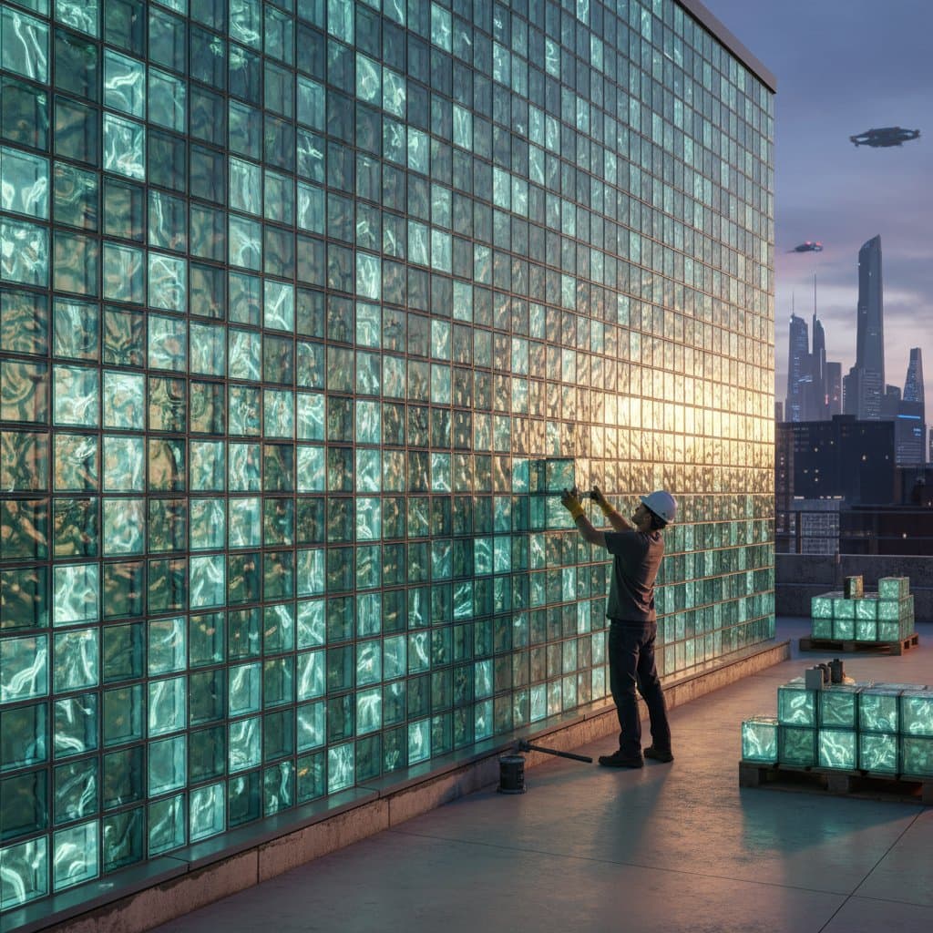 Featured image for Why Recycled Glass Bricks Glow for 2025 Builds