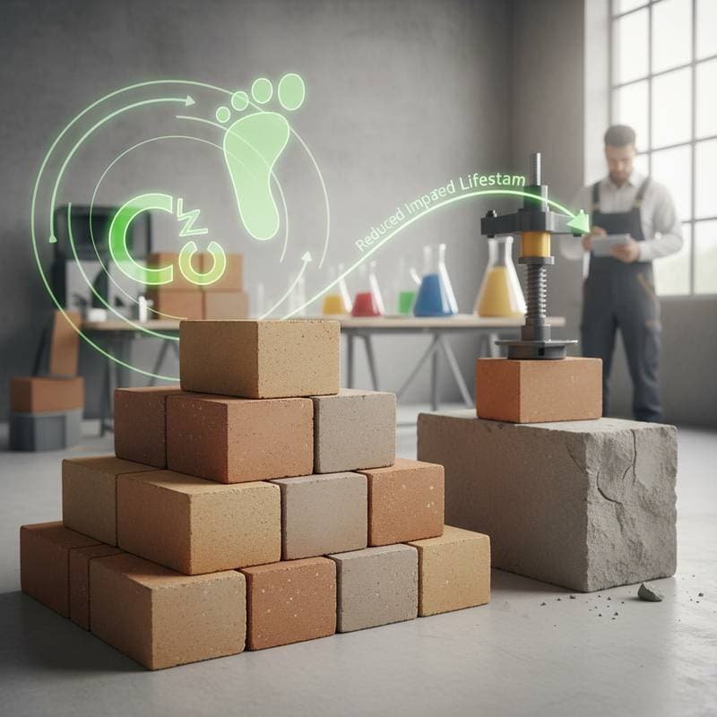 Featured image for Why Geopolymer Bricks Cut Carbon and Outlast Concrete