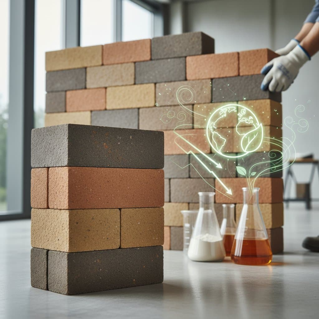 Zero-Cement Bricks Match Concrete Strength Without Emissions