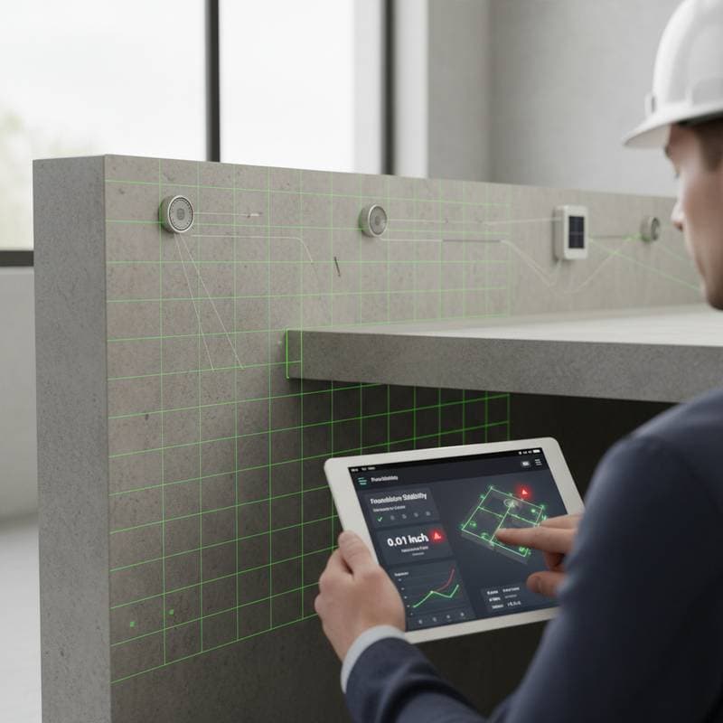 IoT Sensors Detect Foundation Movement at 0.01 Inch