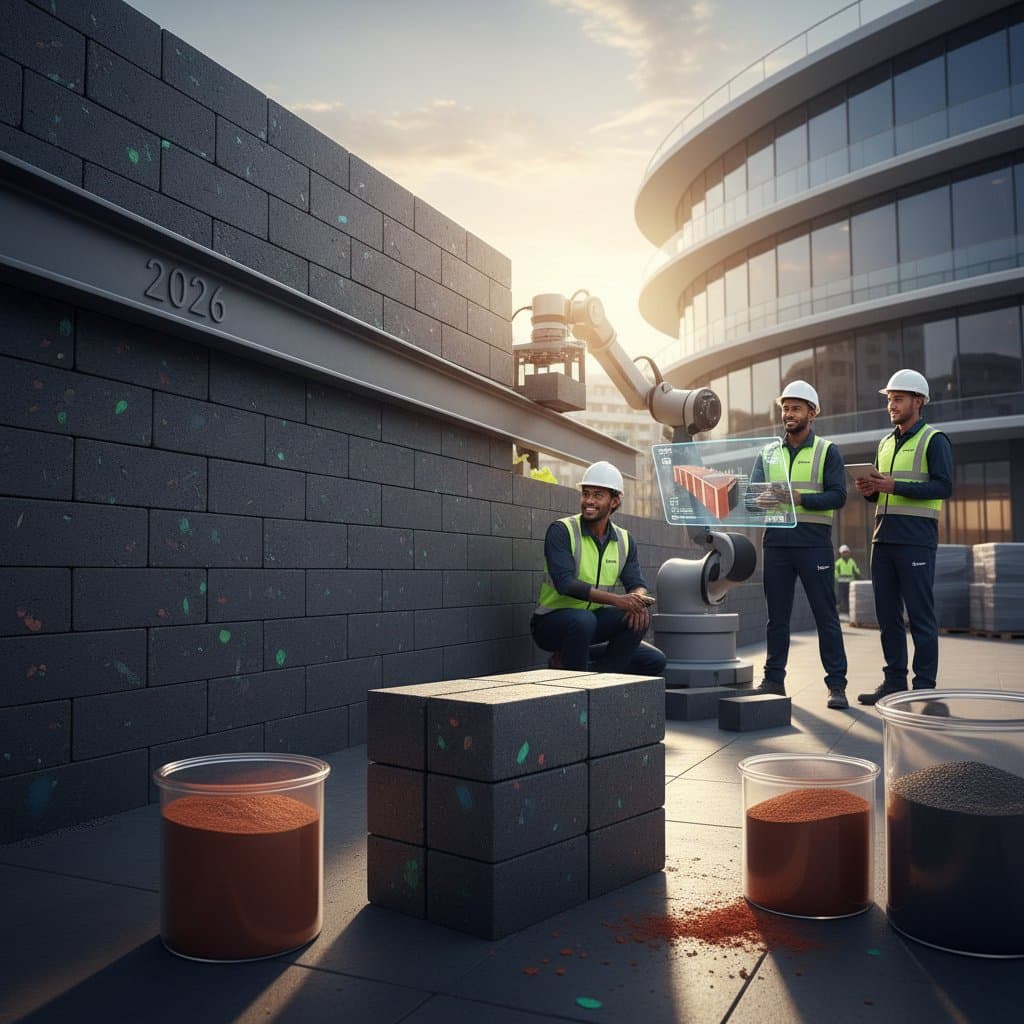 Zero-Cement Bricks Cut Emissions 80% by 2026