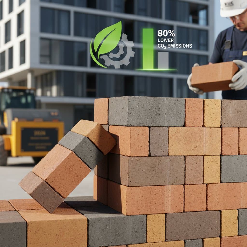 Zero-Cement Bricks Cut Carbon While Matching Concrete Strength