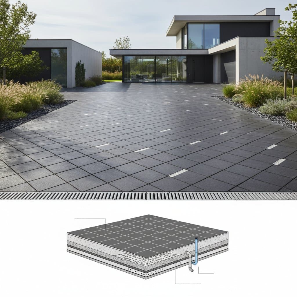 Smart Solar Pavers Need Drainage Before Design