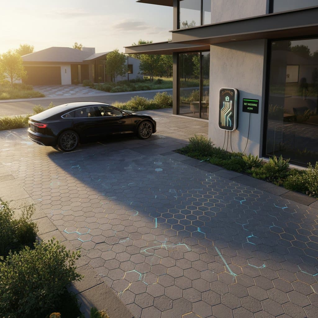 Smart Pavers Turn Driveways Into Power Sources