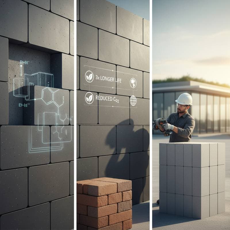 Geopolymer Blocks Last 3x Longer Than Brick