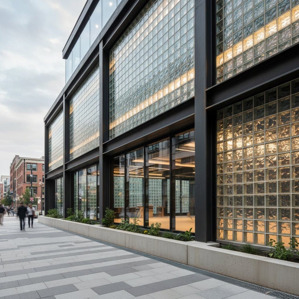 Recycled Glass Bricks: Light and Load Combined