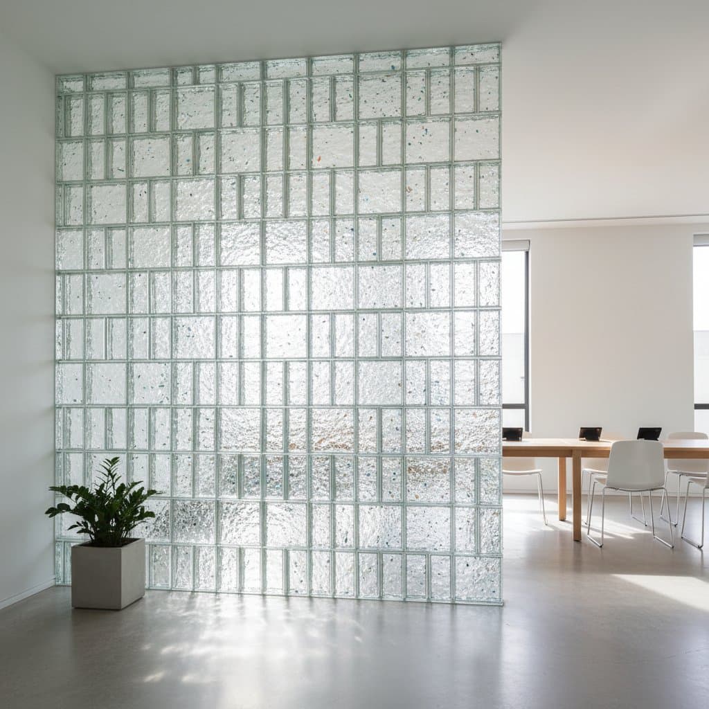 Featured image for Recycled Glass Bricks Bring Light and Sustainability