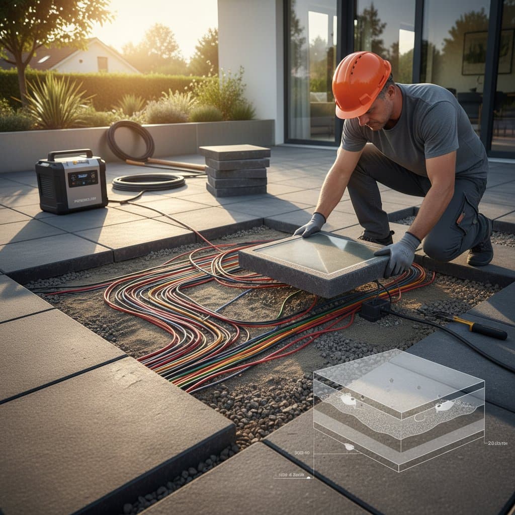 Energy Pavers Need Firm Ground and Short Wiring
