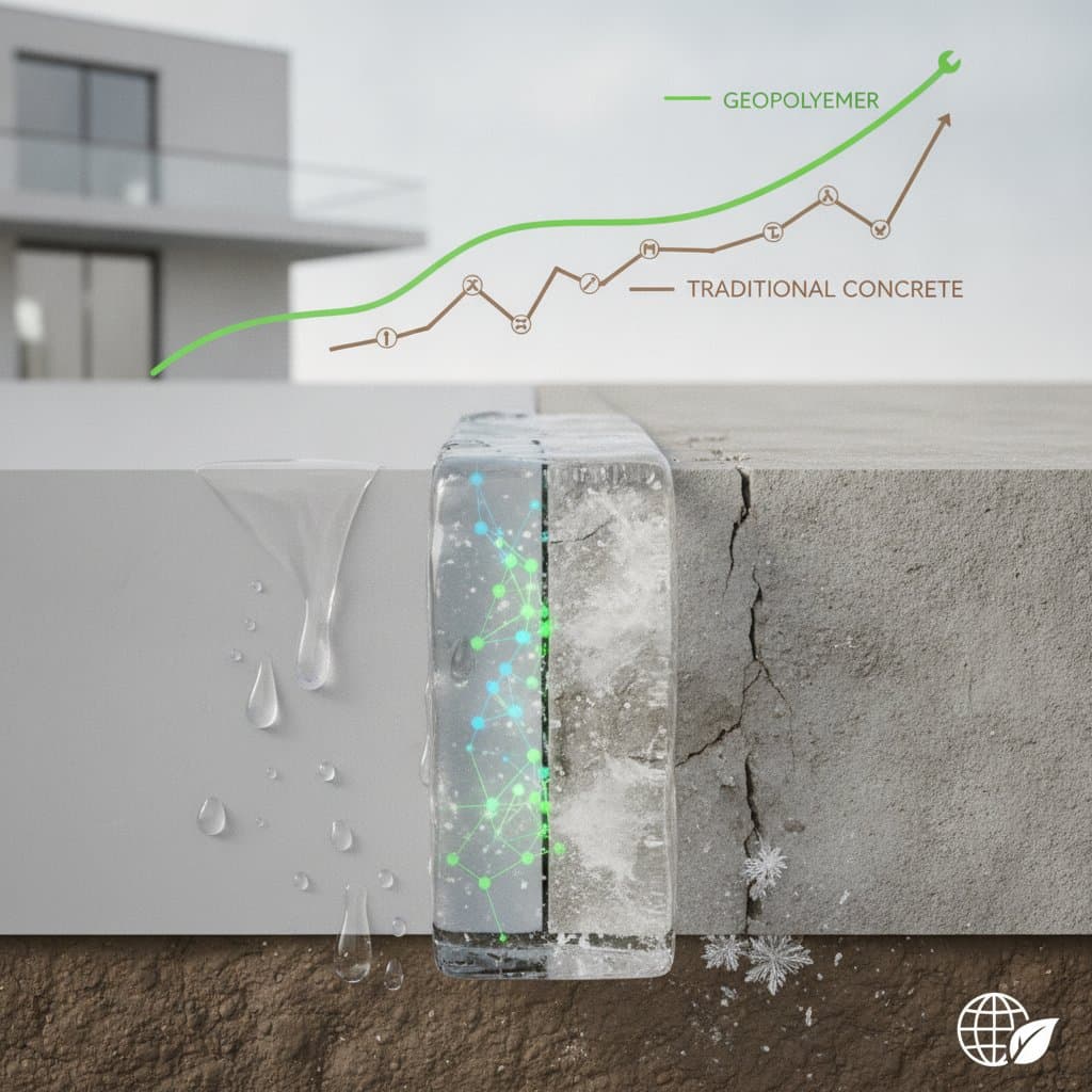 Why Geopolymer Foundations Resist Water Damage Better