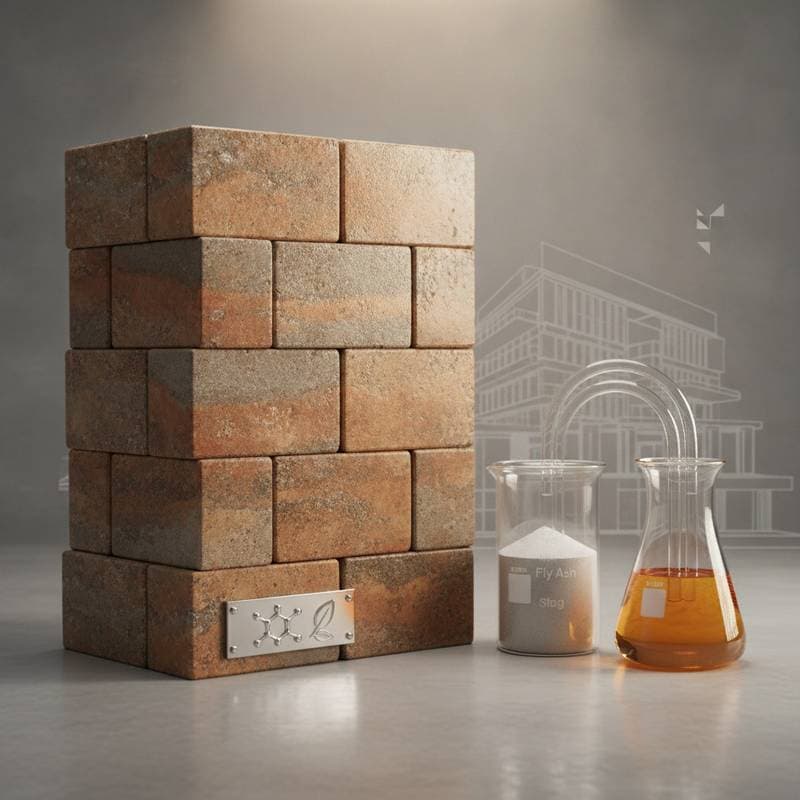 Geopolymer Bricks Cut Carbon 70% Without Cement