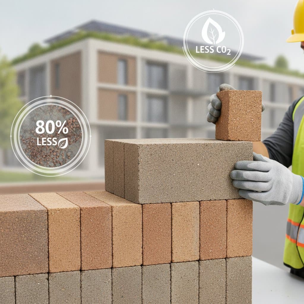 Featured image for Geopolymer Bricks Cut Carbon 80% Without Losing Strength